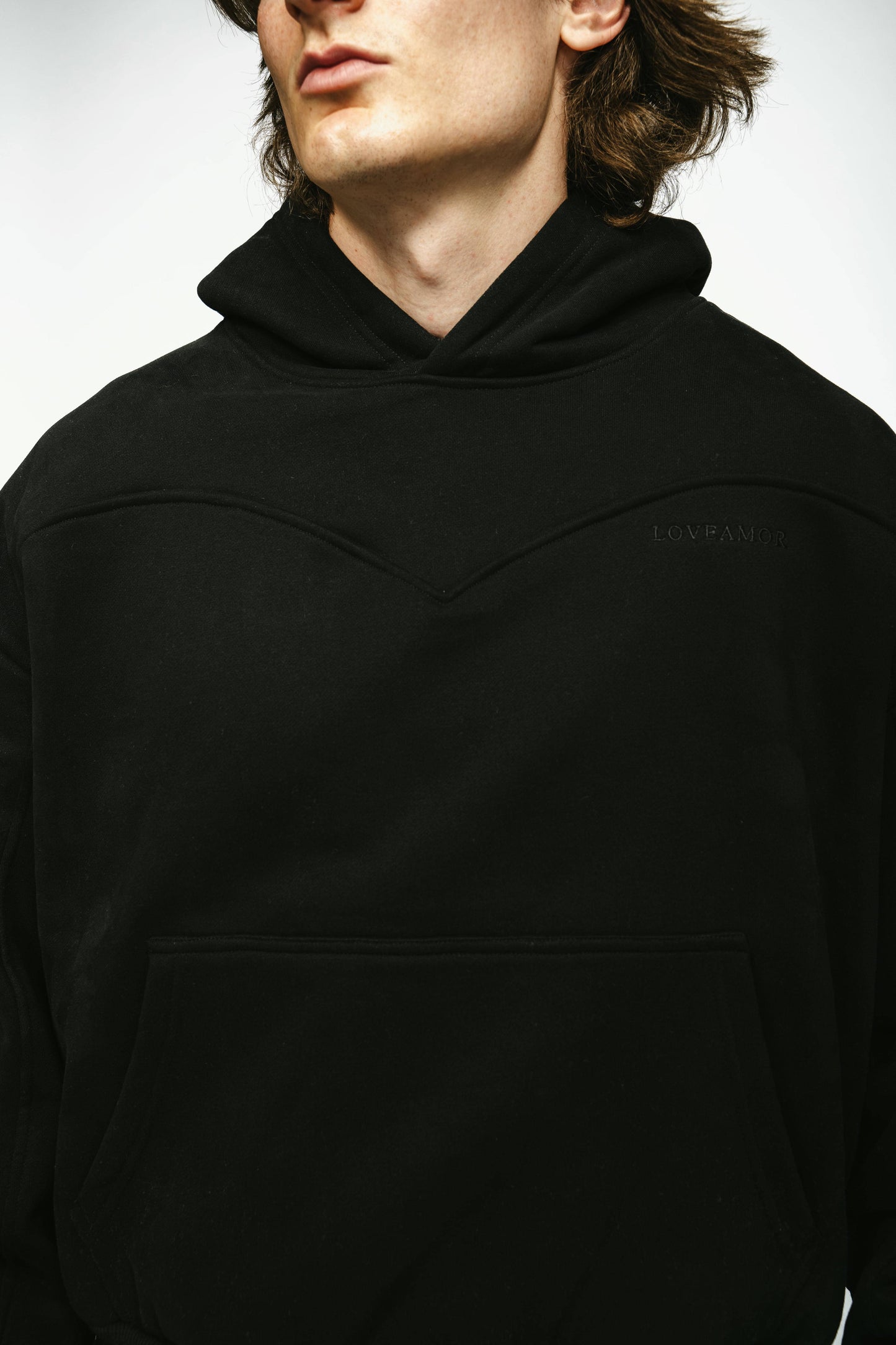 LOVEAMOR HOODIE BLACK